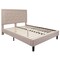 Flash Furniture Queen Size Beige Fabric Platform Bed with Mattress SL-BM10-19-GG - alternate 8